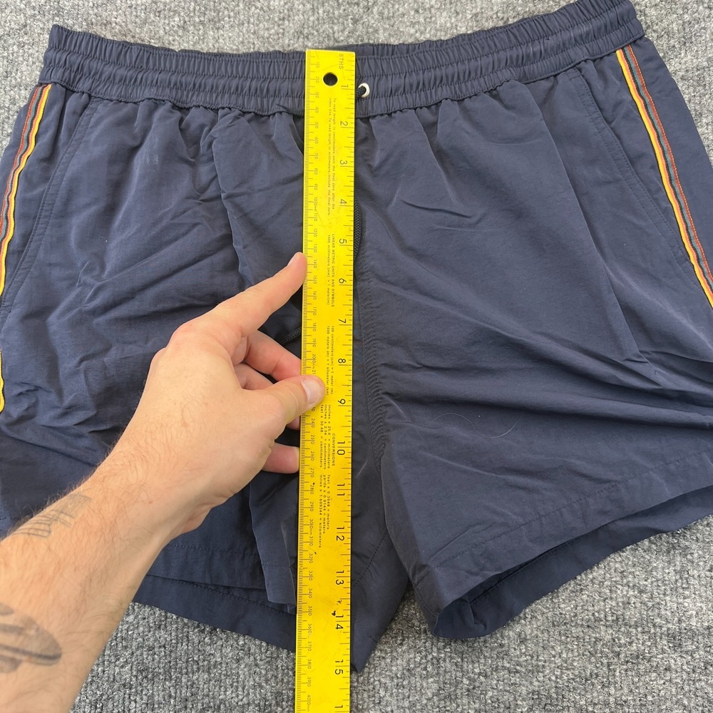 Paul Smith Board Shorts Mens M Blue Mesh Lined Surf Surfing Water Polo Swimwear - Picture 4 of 10